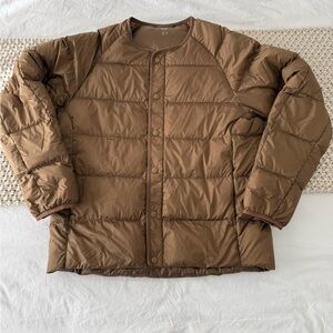 Uniqlo Men's Tan Puffer Jacket
